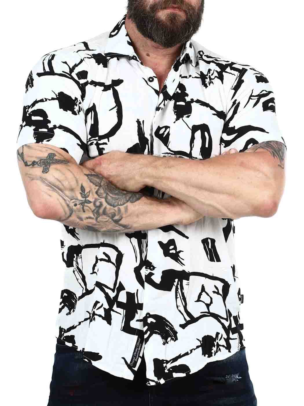 Bacchi  short sleeve shirt white_4.jpg