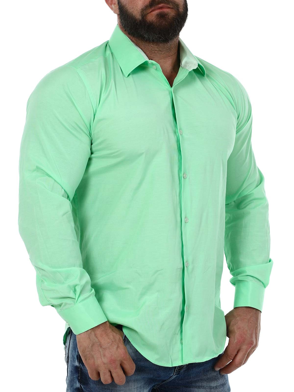 Cassian Skjorte - Light green_3.JPG