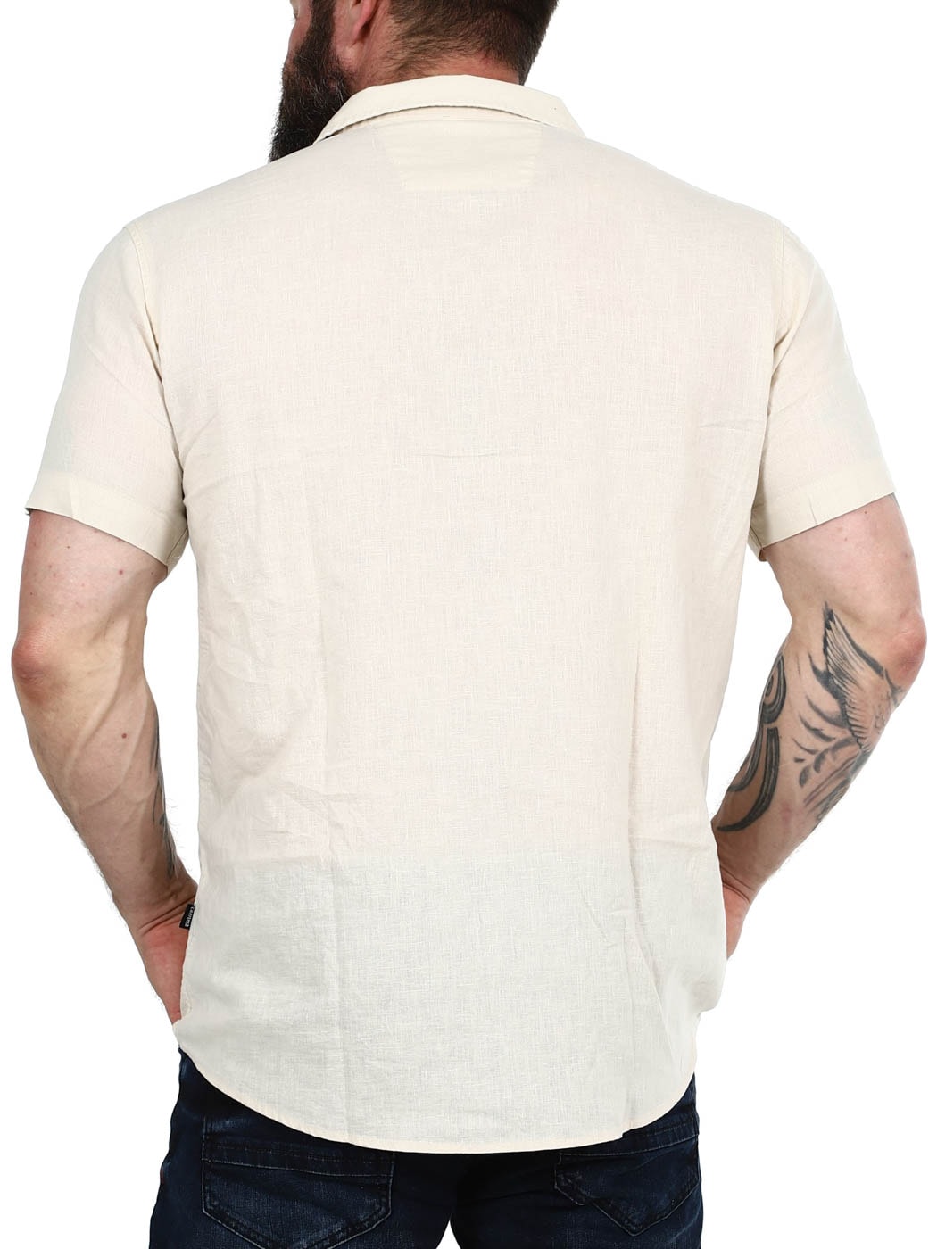 Coastal Short sleeve Shirt Beige_4.jpg