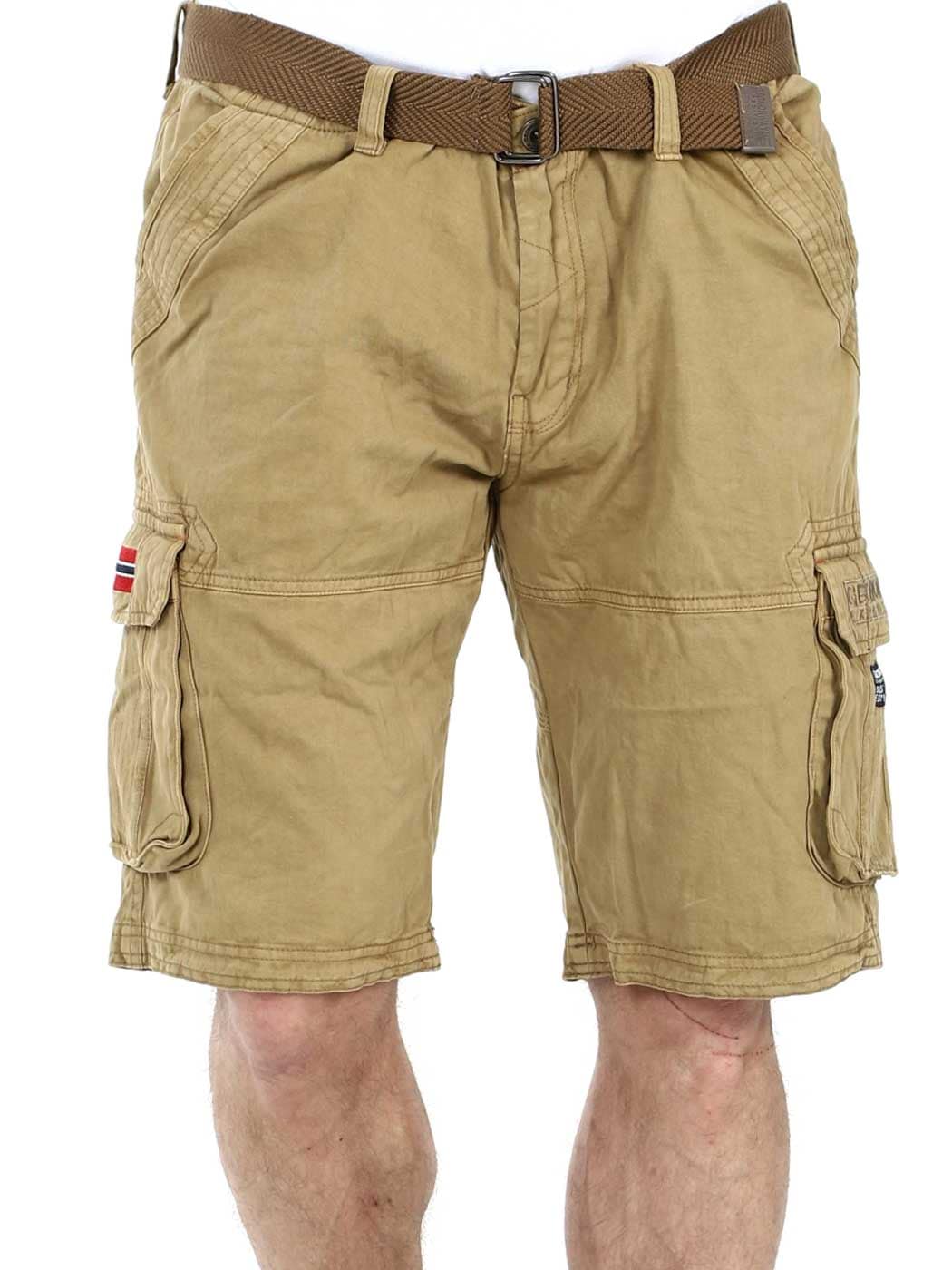 Geo Norway Pionerc Cargo Shorts - Khaki_4.jpg