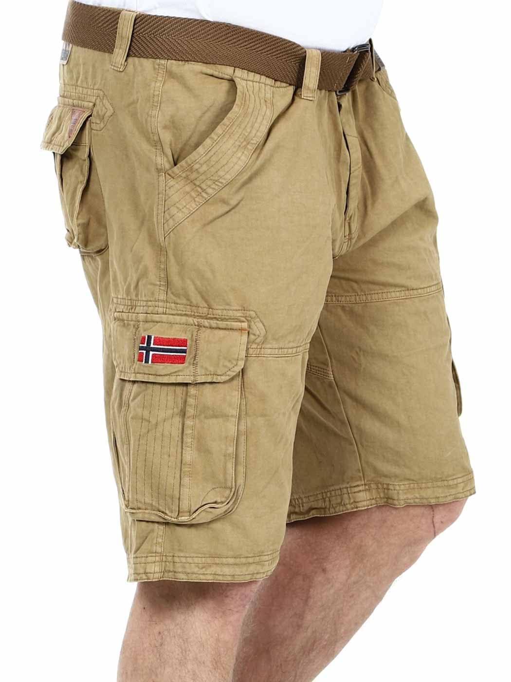 Geo Norway Pionerc Cargo Shorts - Khaki_5.jpg