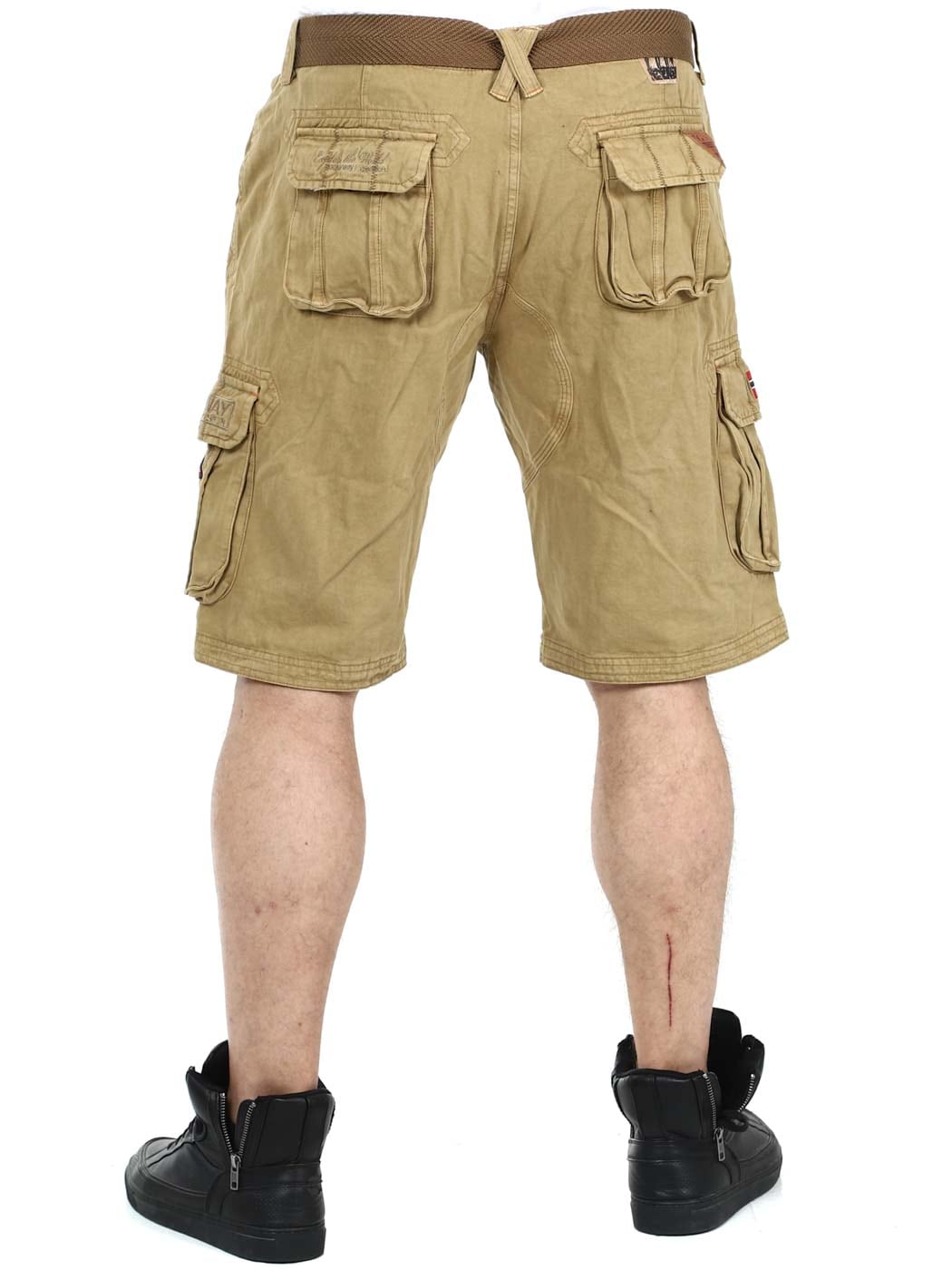 Geo Norway Pionerc Cargo Shorts - Khaki_6.jpg