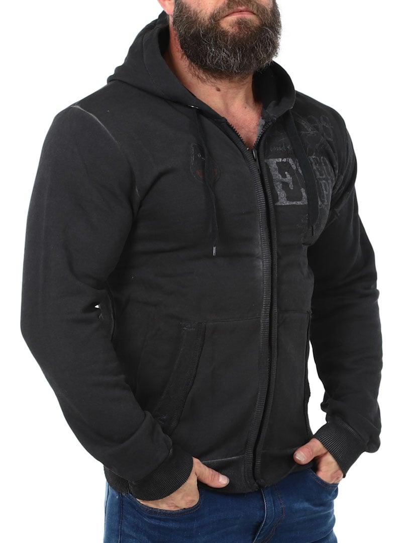 Geo Norway Zipped Hoodie Black_2.jpg