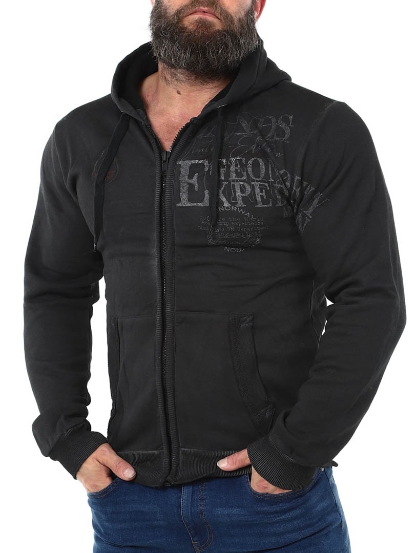 Geo Norway Zipped Hoodie Black_3.jpg