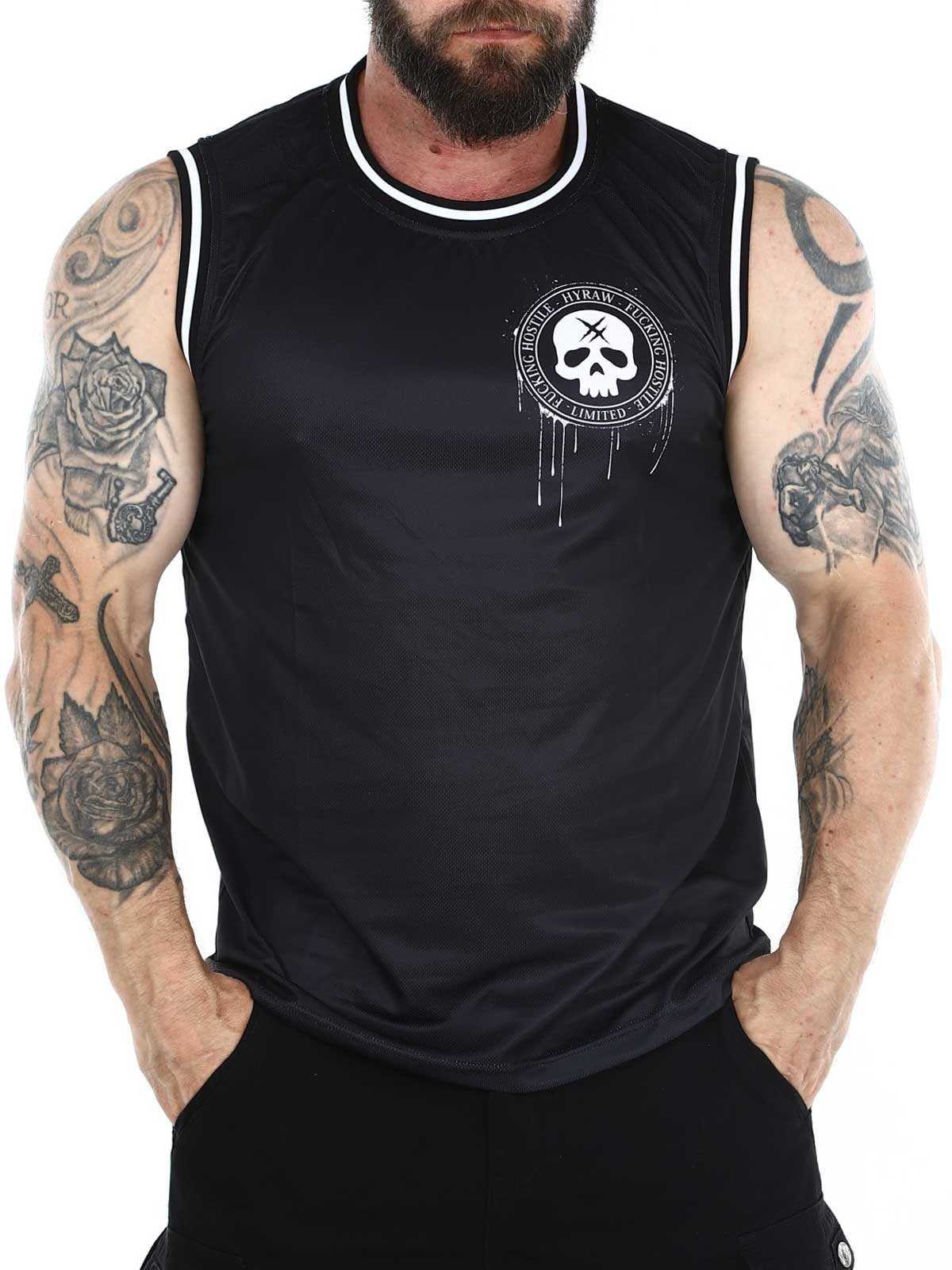 Hyraw HOSTILE BLACK TANK TOP_1.jpg