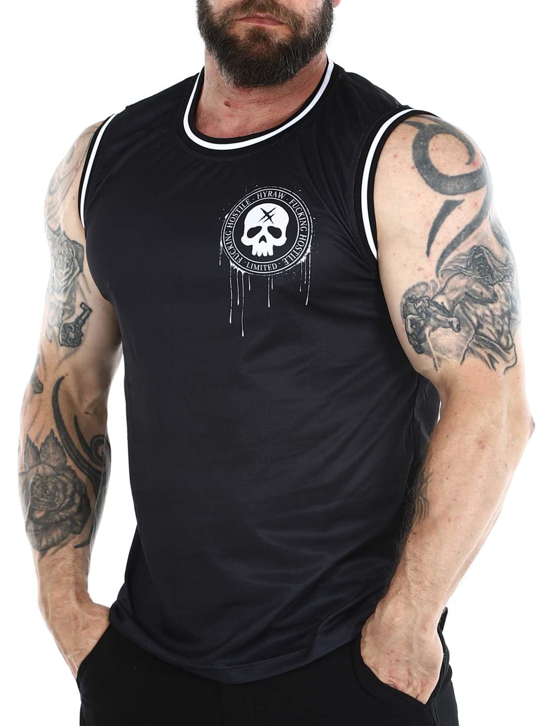 Hyraw HOSTILE BLACK TANK TOP_3.jpg