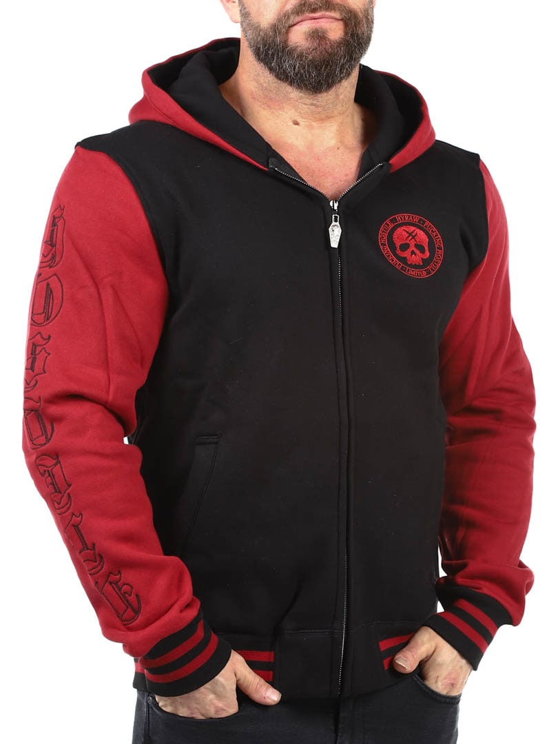 Hyraw Red Skull Zip Red_1.jpg