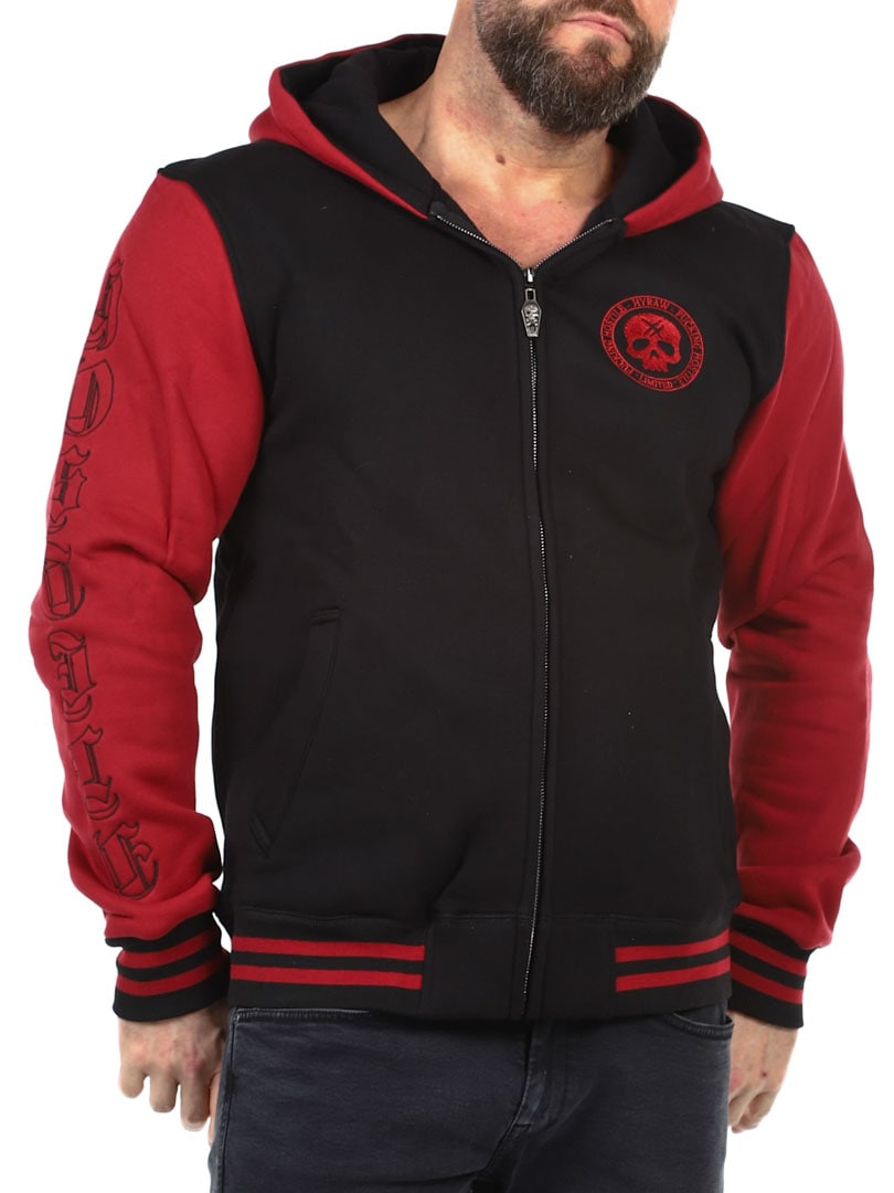 Hyraw Red Skull Zip Red_3.jpg