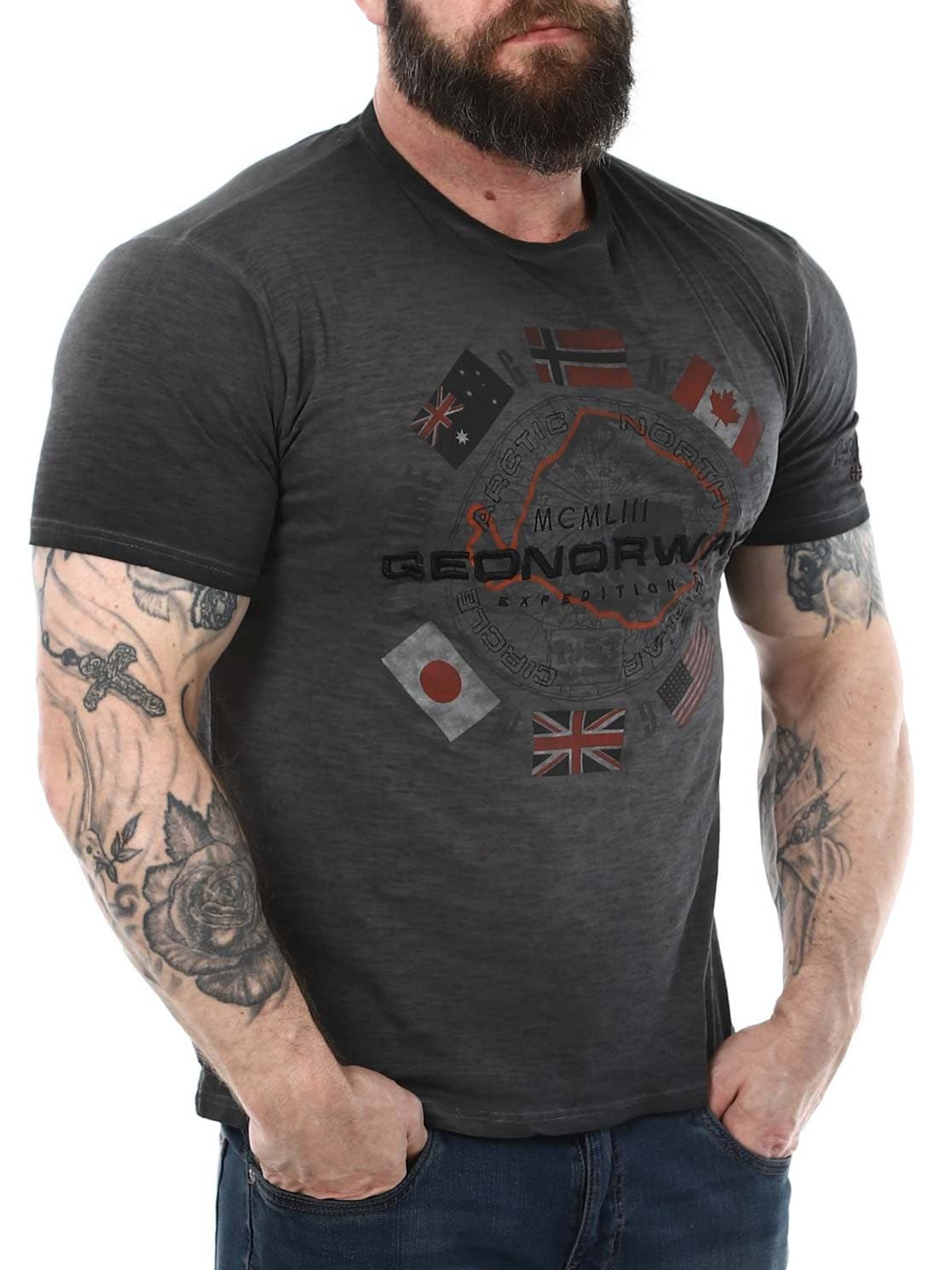 Jirkel Geo Norway T-shirt - darkgrey_3.jpg