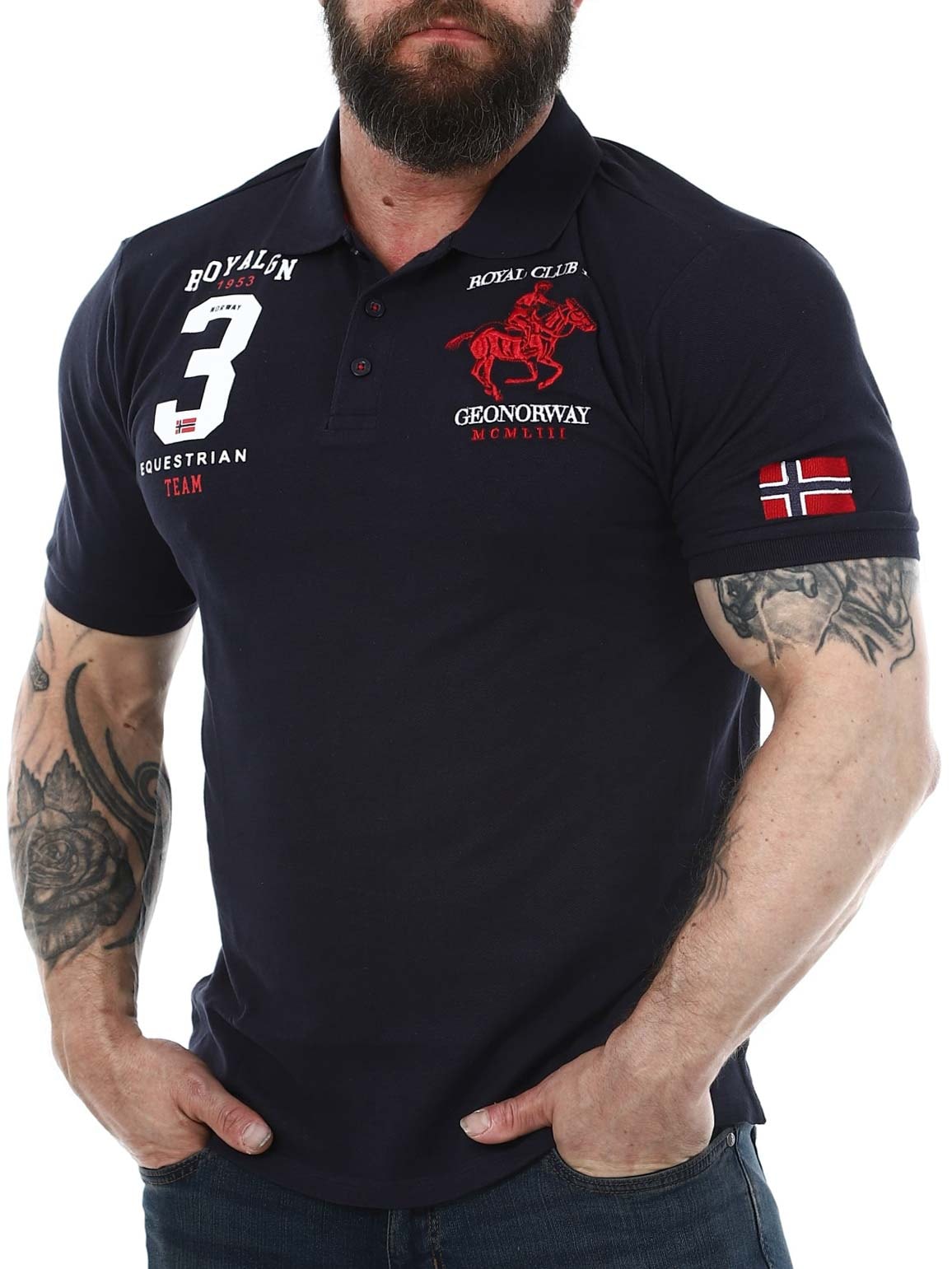 KLUB GEO NORWAY Polo Navy_3.jpg