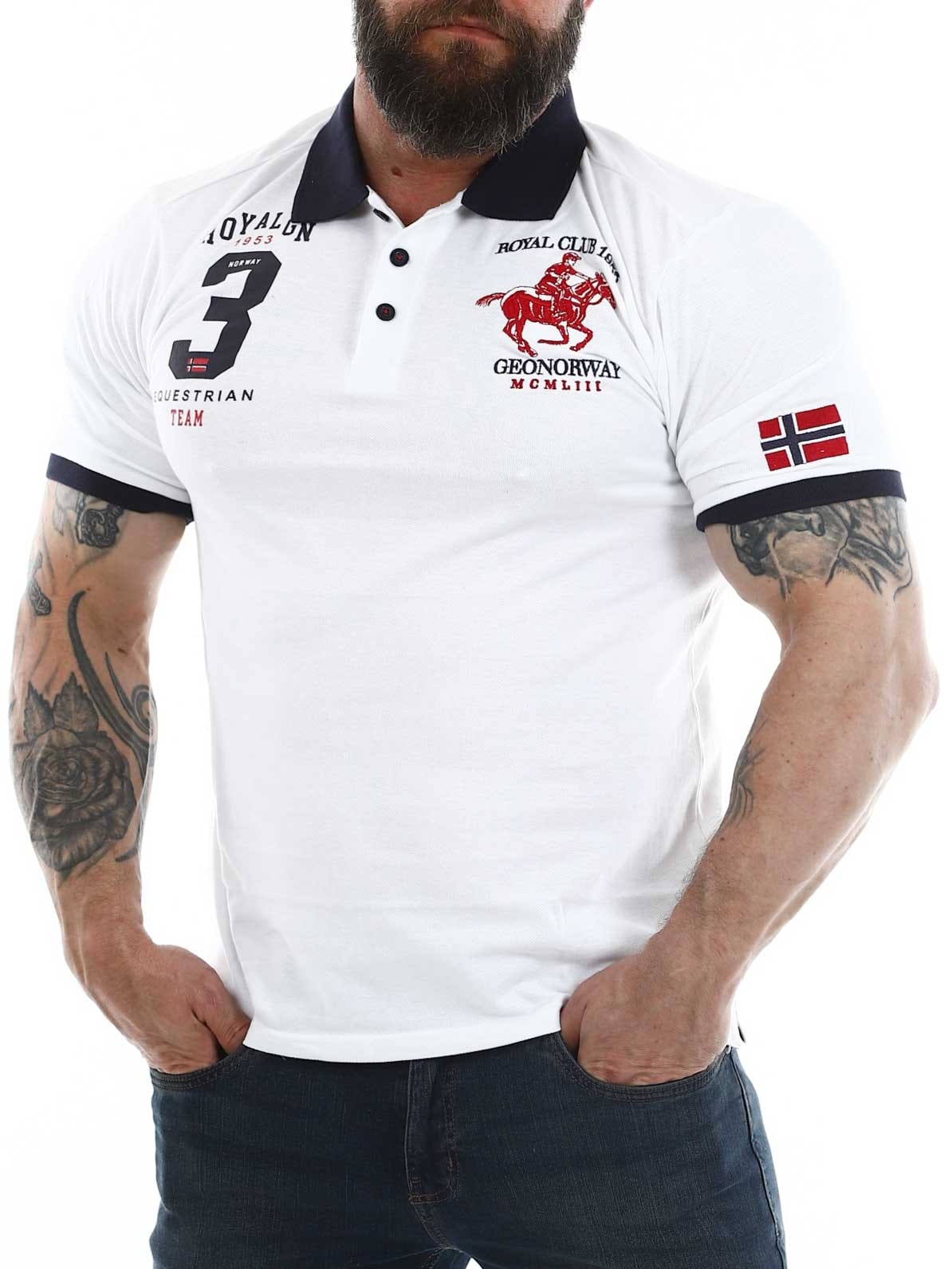 KLUB GEO NORWAY Polo WHITE_3.jpg