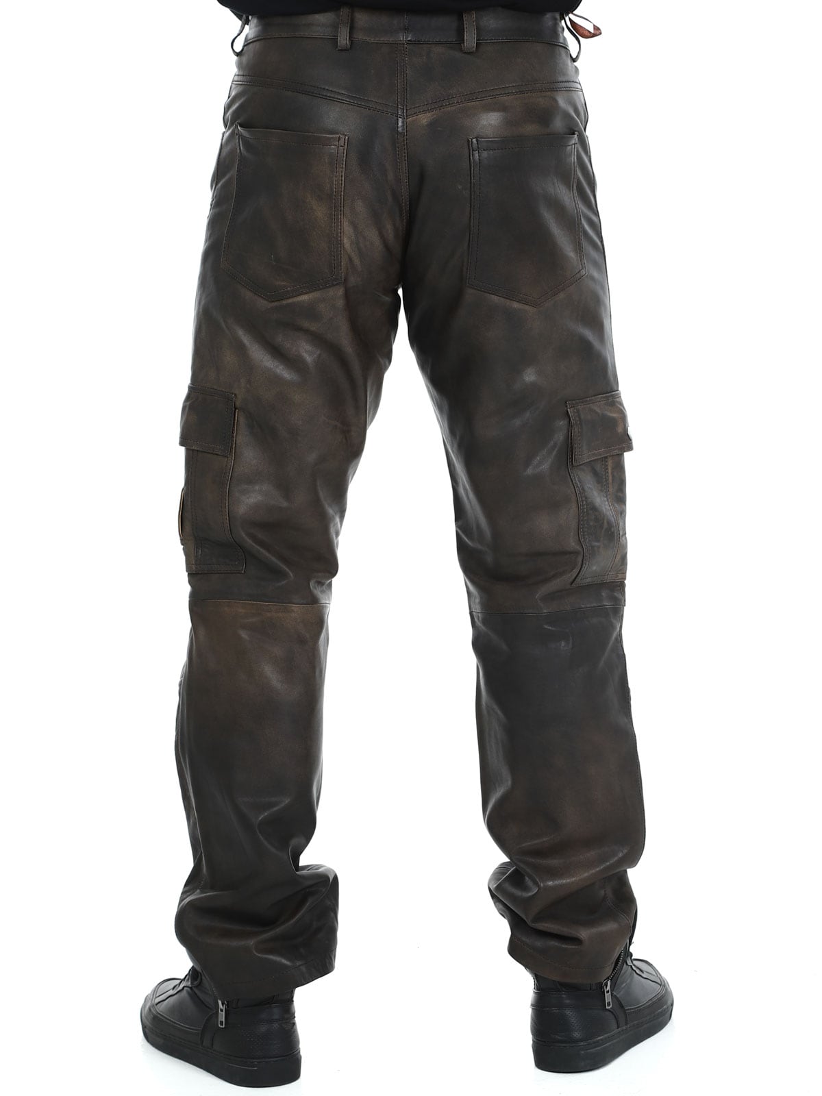 RD Salvatoro Leather Pants Brown-RD Premium Nitro Skinnbukse - Rød-RD Premium Nitro leather pants brown_5.jpg