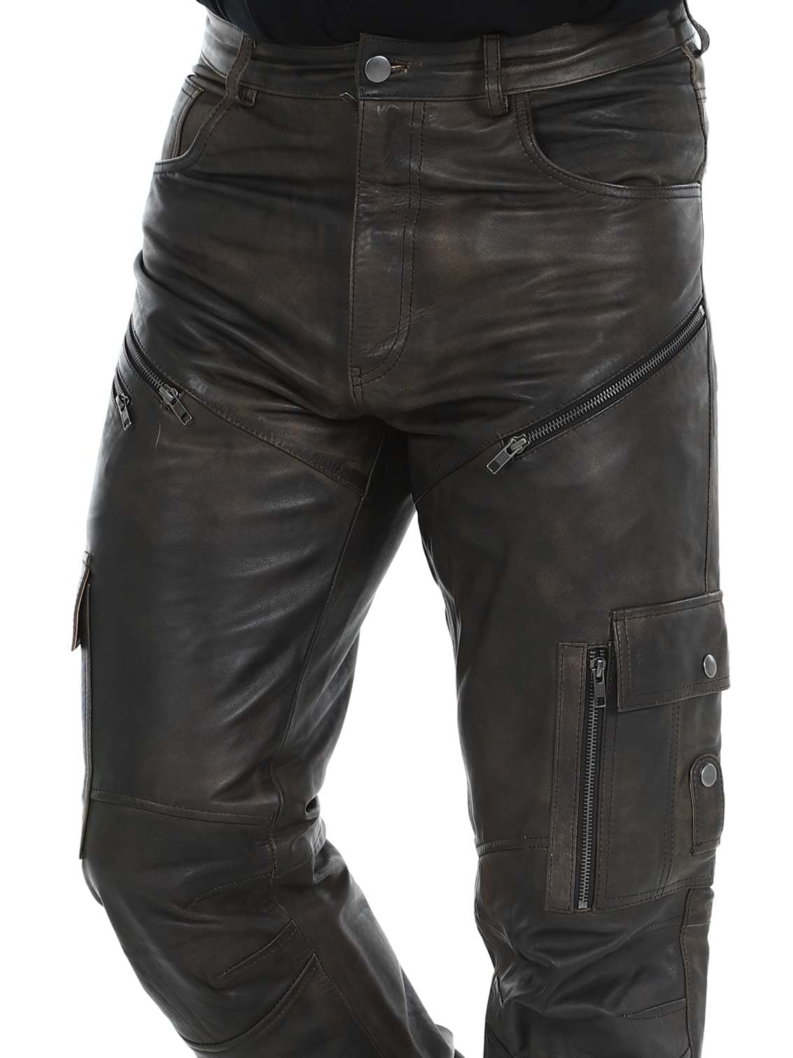 RD Salvatoro Leather Pants Brown-RD Premium Nitro Skinnbukse - Rød-RD Premium Nitro leather pants brown_8.jpg